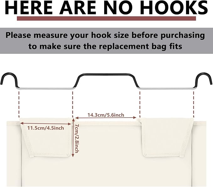 Bonuci 3 Pcs Laundry Sorter Replacement Bags Hamper Cart Removable Replacement - Image 2