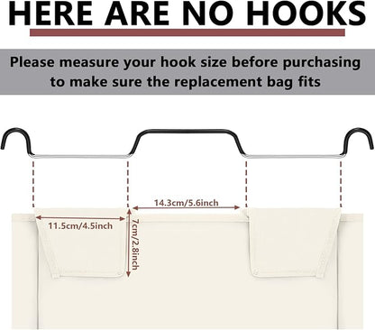 Bonuci 3 Pcs Laundry Sorter Replacement Bags Hamper Cart Removable Replacement - Image 2