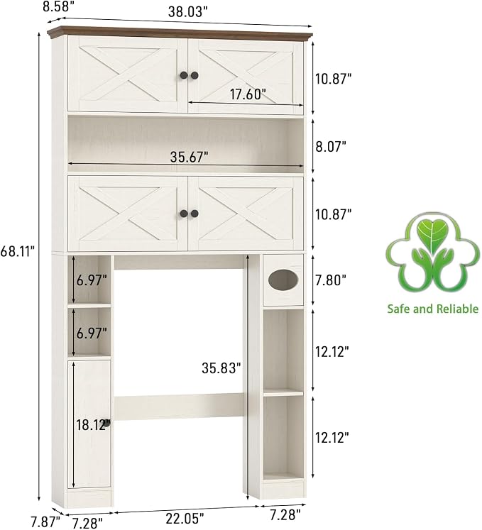 Over The Toilet Storage Cabinet - Image 2