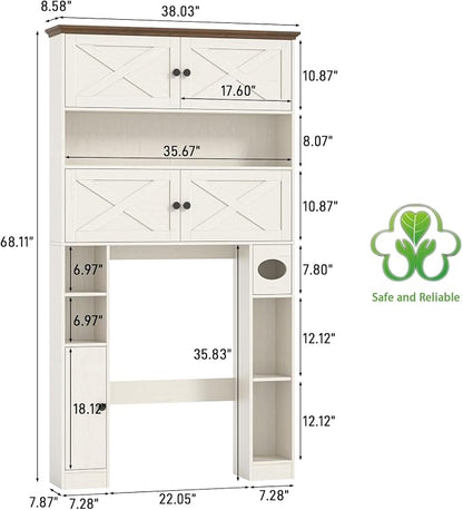 Over The Toilet Storage Cabinet - Image 2