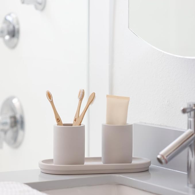 Selegna Drying Stone Toothbrush Holder, Diatomite Toothbrush Holders - Image 5