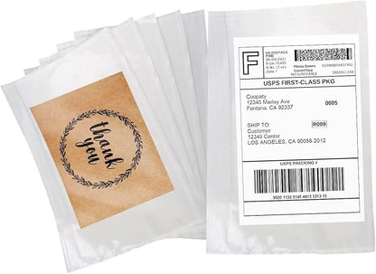 Clear Self-Adhesive Packing List Envelopes, Label Envelopes Pouches/Shipping by COOPATY