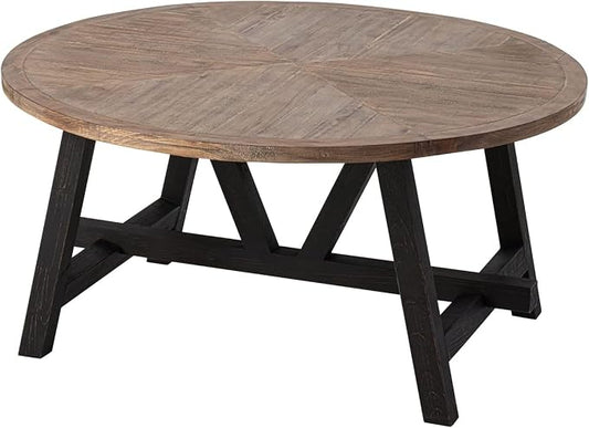 Rustic Farmhouse Coffee Table by COZAYH