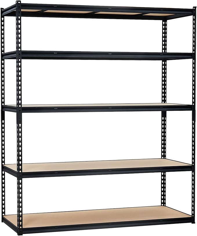 PeakPursuit Storage Shelving Unit, 5-Tier Adjustable Metal Storage Shelves by Unknown