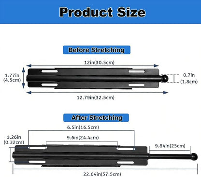 12" Valet Rod for Closet Pull Out, Retractable Slide Out Closet Valet Rod for - Image 4