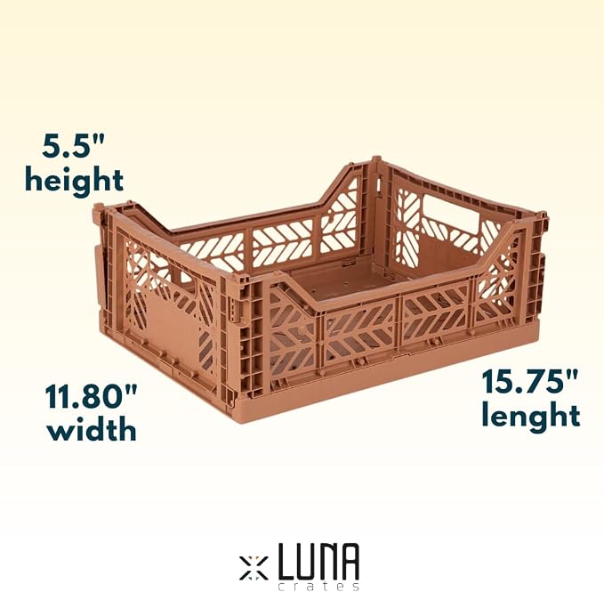 Collapsible Storage Box, Foldable Crate Organizer Bin - Image 3