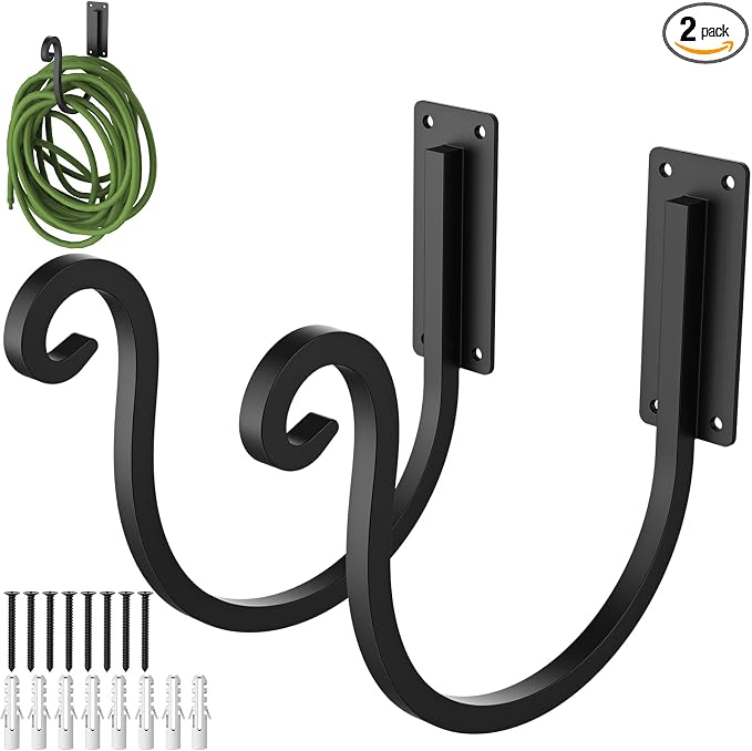 Garden Hose Holder Wall Mount, Water Hose Holder by appacare
