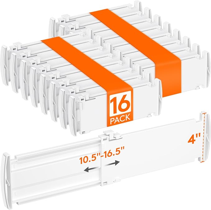 Lifewit 16 Pack Drawer Dividers by Lifewit