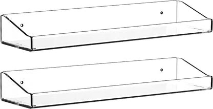 Yieach 2 Pack Clear Shower Shelves - Image 9