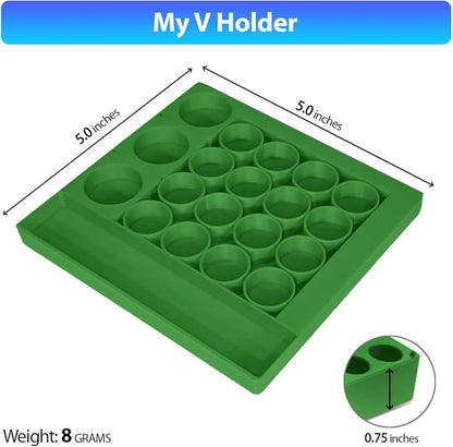 Vial Holder for Refrigerator Use | Home Vial Organizer Tray for Peptide– - Image 2