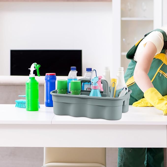 Plastic Cleaning Supplies Caddy - Image 4