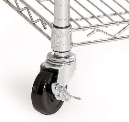 Seville Classics UltraDurable Heavy Duty NSF Solid Steel Wire Rack Storage Unit - Image 5