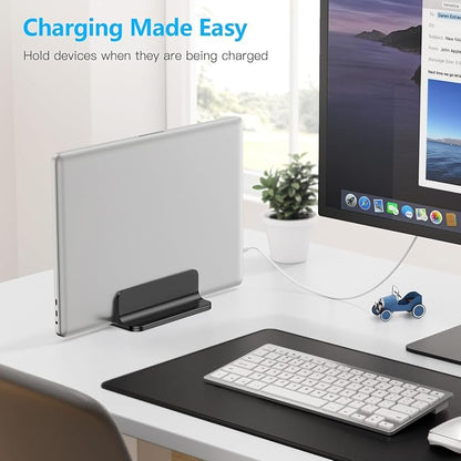 OMOTON Vertical Laptop Stand Holder, Desktop Aluminum Stand - Image 8