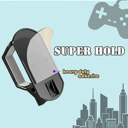 2 Packs Wall Holder Hook for Video Game Controllers, No Drill Black | Night - Image 4