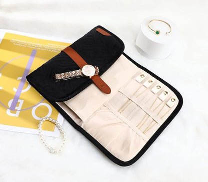 Voova Travel Jewelry Holder Organizer Case, Large Jewelry Storage Bag - Image 7