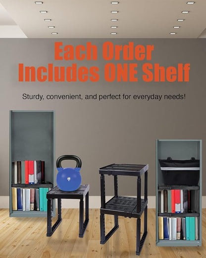 Piffny Locker Organizer Shelf， Adjustable Width and Height, Ideal Locker Shelf - Image 5