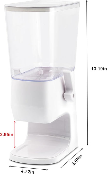 Cereal Dispenser Countertop 2Pcs, Cereal Containers Storage Snack Dispenser - Image 2