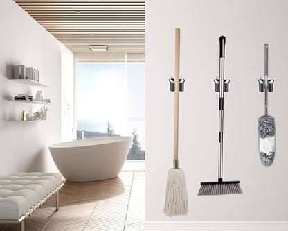 Verdenu 25 Pack Broom Holder Wall Mount, Mop and Broom Holder Wall Mount - Image 6