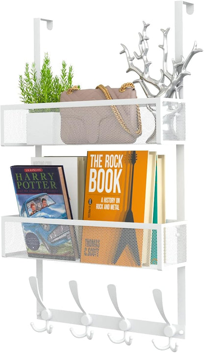 Kaiferty Over The Door Hooks Organizer, Coat Rack by Kaiferty
