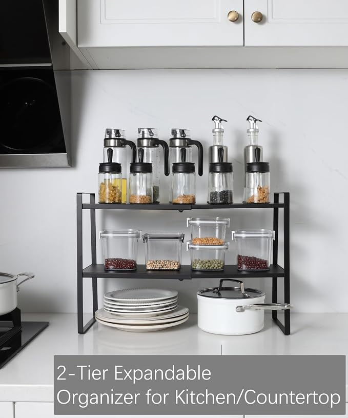 2-Tier Expandable Shelf Organizer - Image 3