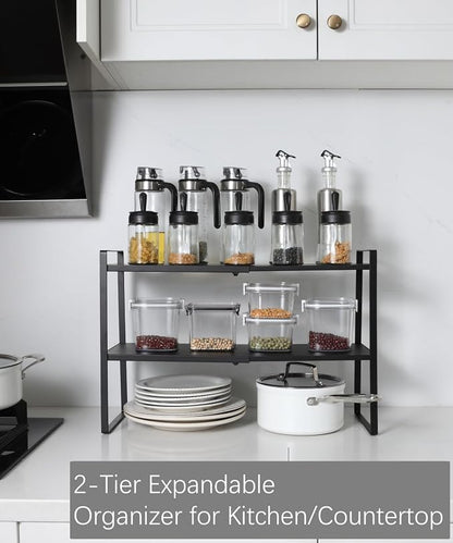2-Tier Expandable Shelf Organizer - Image 3