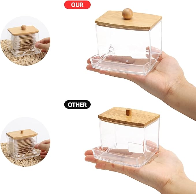 Tbestmax 10oz Qtip Holder Dispenser - Image 2