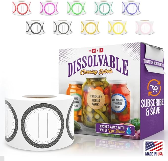 Easy Remove Dissolvable Canning Labels - Image 9