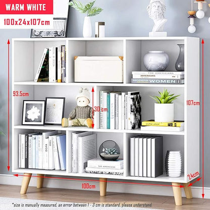 IOTXY Wooden Open Shelf Bookcase - Image 2