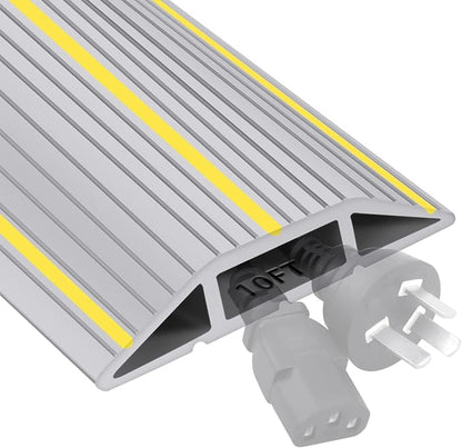 10Ft Cord Cover Heavy Duty Cable Protector 3 Channels Contains Cords Cables and by MYFAMIREA
