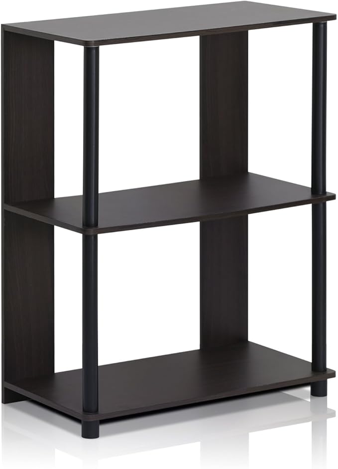 Furinno JAYA Simple Design 3-Tier Bookcase / Bookshelf / Display Rack, Plastic - Image 5