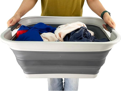 SAMMART 42L Collapsible Plastic Laundry Basket - Image 6