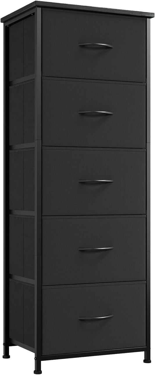 Somdot Tall Dresser for Bedroom, 5 Drawer Storage Cabinet, Steel Frame by Somdot