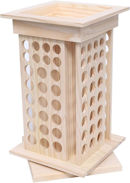 Rotating Essential Oils Storage Rack, 8 Tiers 104 Slot Oil Bottle Display by Unknown