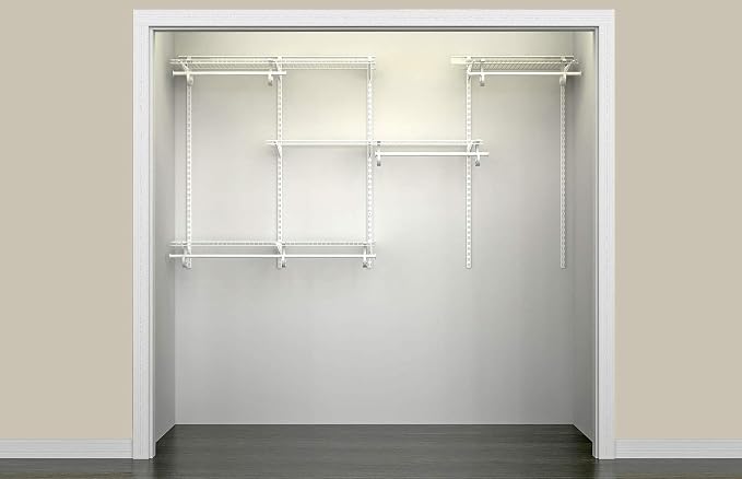 ClosetMaid ShelfTrack Wire Closet Organizer System, Adjustable from 5 to 8 Ft. - Image 8
