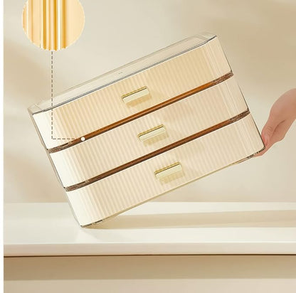 Stackable Plastic Organizer Big & Spacious Drawer | Organize Eyeshadow Palettes - Image 6