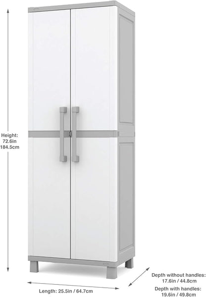 Keter Storage Cabinet with Doors and Shelves - Image 3