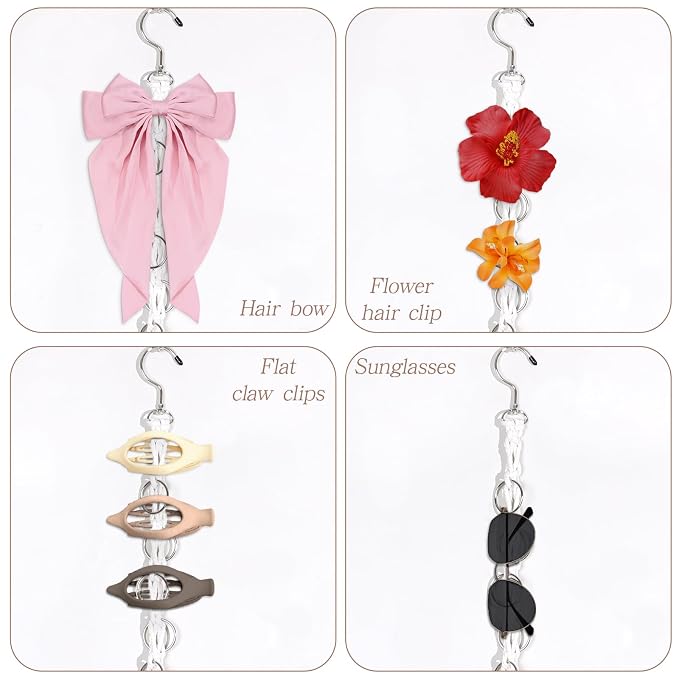 SNOWSTAR Macrame Hair Claw Clip Organizer - Image 3