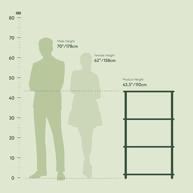 Furinno Turn-N-Tube 4-Tier Multipurpose Shelf Display Rack - Image 5