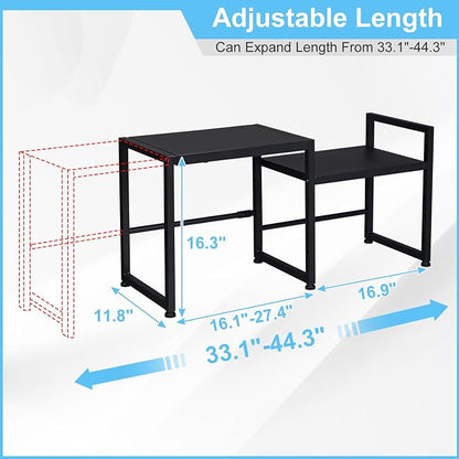 44.3 Inches Expandable Metal Storage Shelves, 150LBS Heavy Duty Shelving Units - Image 3