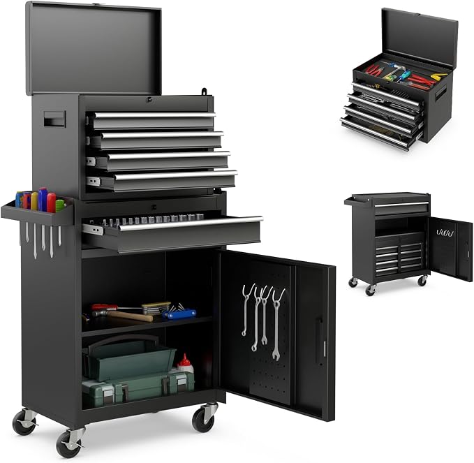 Goplus Tool Chest, 5 Drawers Rolling Tool Cabinet by Goplus