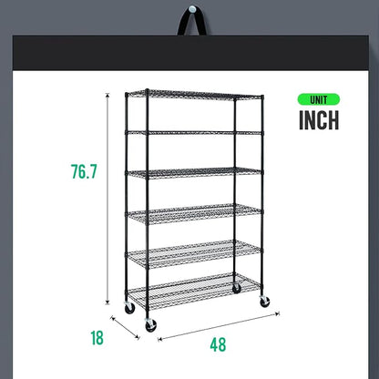 PayLessHere | 6-Tier Wire Shelf - Image 3