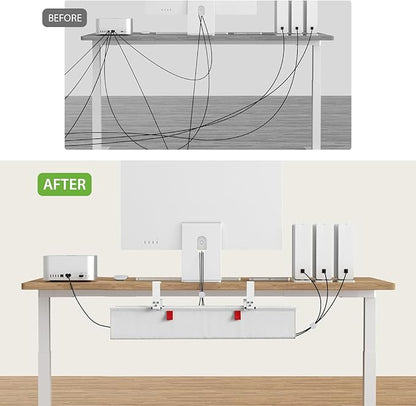 KEEGH No Drill Under Desk Cable Management Tray - Image 7