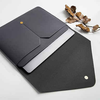PU Leather Laptop Sleeve 13 Inch Compatible - Image 3