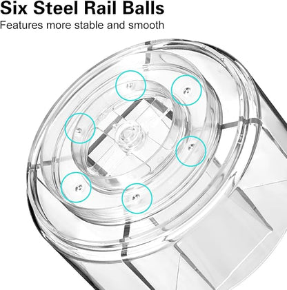 JIKIOU Acrylic Pen Holder, 360-Degree Rotating Pen Holder - Image 4