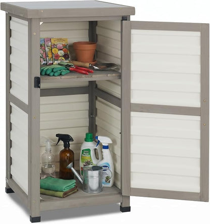 Ketive Outdoor Storage Cabinet, 33.5" H Compact Patio Storage Cabinet by Ketive