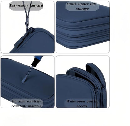 Portable Waterproof Double Layers All-in-One Storage Bag, Travel Cord - Image 5