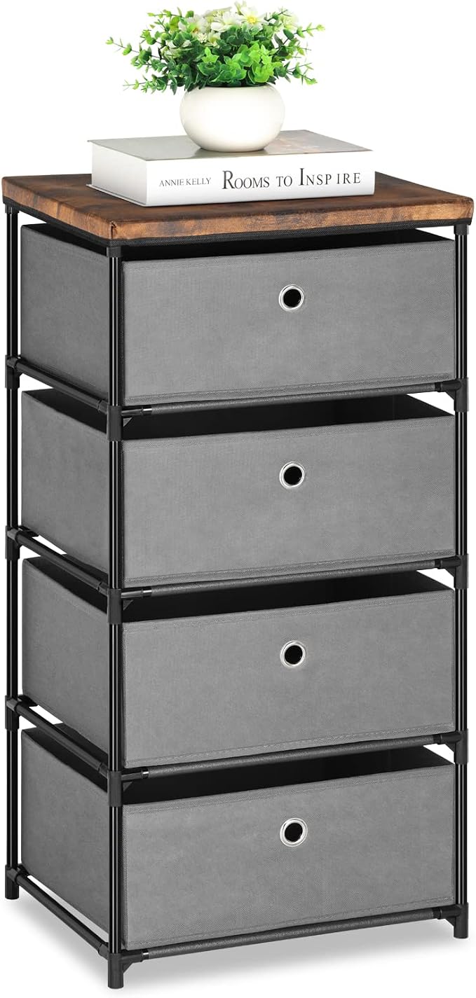 HAITRAL Drawer Clothes Organizer, Fabric Storage Chest by HAITRAL