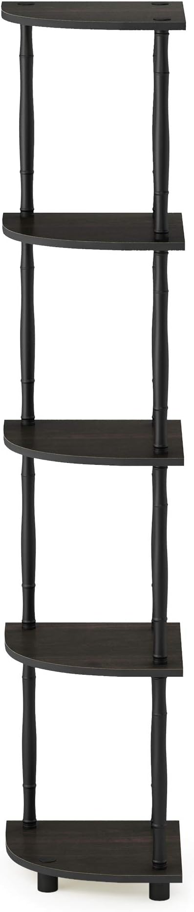 Furinno Turn-N-Tube 5 Tier Corner Display Rack Multipurpose Shelving Unit - Image 7