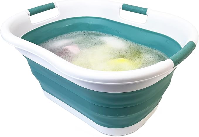 SAMMART 40L Collapsible Plastic Laundry Basket - Image 2