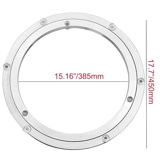 Aluminium Alloy Turntable Bearing, Heavy Duty Swivel Turntable Lazy Susan - Image 2